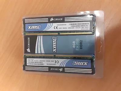 CORSAIR XMS2 4GB (2x 2GB) DDR2 CM2X2048-6400C5 800MHz • £15