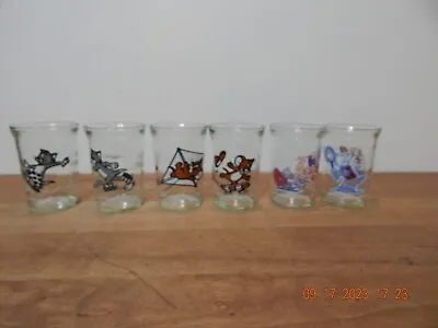 Welch's 1990 Jelly Jars Tom & Jerry Lot Of 6 Rare Juice Glass • $9.99