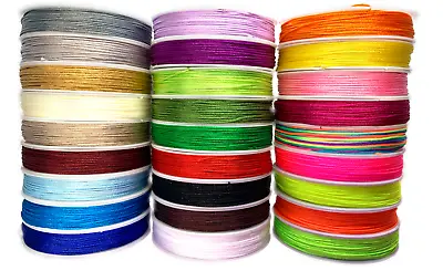 £2.35 • Buy Reel Of Nylon Cord Thread 0.8mm 1mm & 1.5mm Macrame Kumihimo Friendship Bracelet
