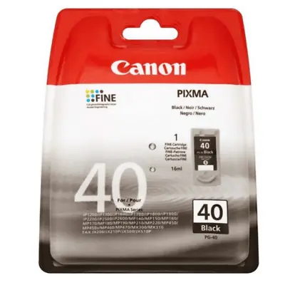 Genuine Canon PG-40 Black Ink Cartridge 0615B001 • £13.95