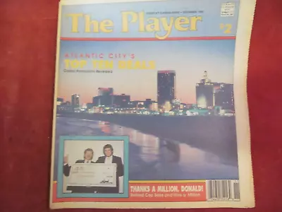 The Player Casino Gaming Magazine Nov 1989 Donald Trump Million Dollars Winner • $4.88