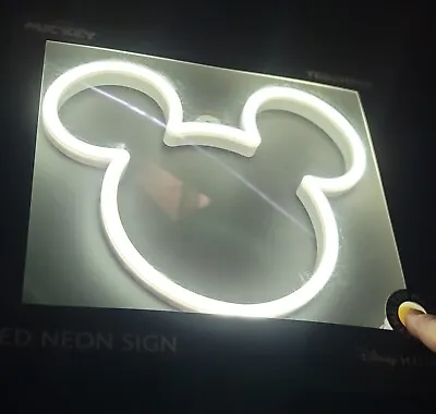 BRAND NEW IN BOX YELLOWPOP Disney Mickey Mouse LED Neon Wall Light • $22