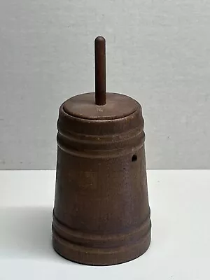 Antique Miniature Wood Butter Churn Hand Turned Treen 5.5” Dollhouse Country • $28.99