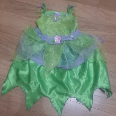 Girls TU Disney Fairies Dressing Up Outfit Costume 5-6 Years • £3.99