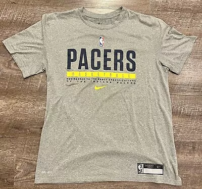 NBA Nike Dri Fit Indiana Pacers Warm Up Shirt Adult Large  • $30