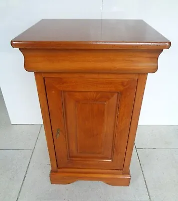 £150 • Buy French Cherry Sleigh Top Bedside  Cabinet / Table / Cupboard 