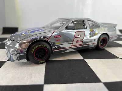 Racing Champions 1:24 Rusty Wallace #2 Miller Lite 1997 Ford T-Bird Chrome Bank • $15