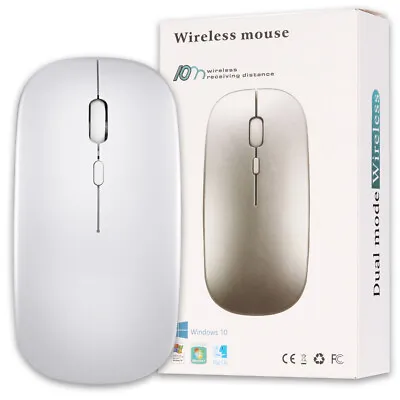 Office Mouse Wireless With USB Receiver For Mac/Android/Windows PC/Tablet White • $18.99