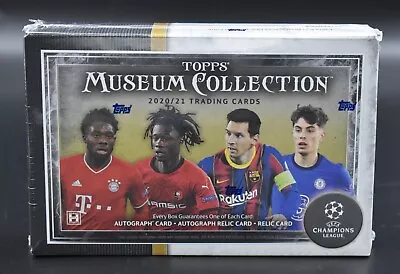 2020-21 Topps Museum Collection Uefa Champions League Sealed Hobby Box Soccer • $495