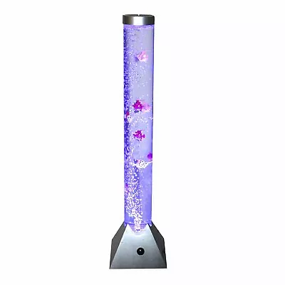 £26.99 • Buy NEW! 90cm Colour Changing LED Water Bubble Fish Novelty Lamp