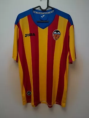 Valencia 2011-12 Away Football Jersey Shirt Size L • £14.99