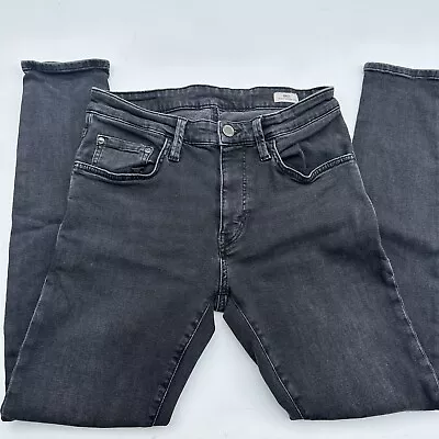 Mavi Jeans Black Denim Bro Super Skinny Leg Men's Size 32x30 10  Rise 28  Waist • $20