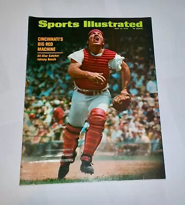 1970 NO LABEL Sports Illustrated JOHNNY BENCH Cincinnati REDS ! • $14.99