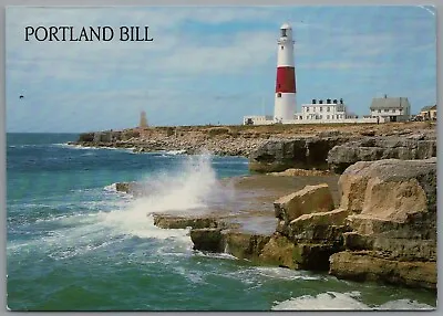 Portland Bill & Lighthouse Dorset England Postcard Posted 1993 • £5