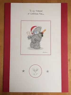 'Husband' Me To You Jumbo Christmas Card - Tatty Bear - 16 X11.5  - Xmas  XXL • £4.99