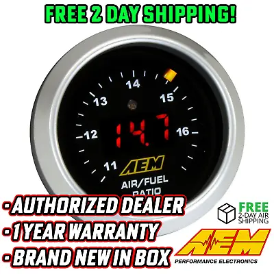 AEM 30-4110 Wideband O2 UEGO Controller Air Fuel Ratio Gauge Kit Bosch 4.9 LSU • $184.95