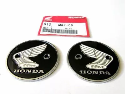 $28.92 • Buy Honda Gas Fuel Tank Emblems Left & Right NOS Cb95 Ca95 S90 Cl90 Ca200 Cb160 Ca77