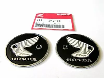 Honda Gas Fuel Tank Emblems Left & Right NOS Cb95 Ca95 S90 Cl90 Ca200 Cb160 Ca77 • $32.97