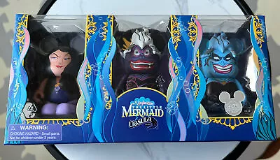 NIB DISNEY D23 Expo 2013 VINYLMATION SET Of 3 The Little Mermaid URSULA Series • $99.99