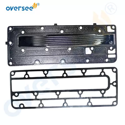 688-41111 Exhaust Inner Cover 688-41112 Gasket For Yamaha 15HP F15AMH 2T Outboar • $55.90