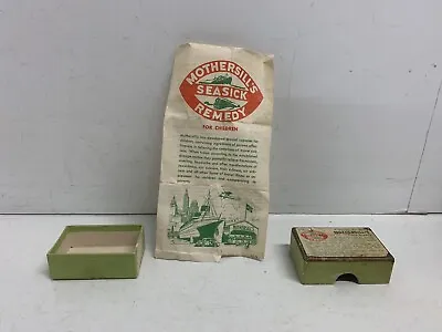 Vintage Mothersill’s Travel Remedy Medicine Box A009 • $12.95
