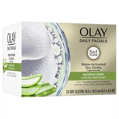 Olay Daily Facial Cloths Cleanser - 33 Count (PG-4456) • $6