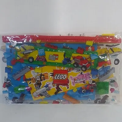 New Lego School Stationary Set Pencil Case Eraser Notebook Ruler Stickers  • $10.99