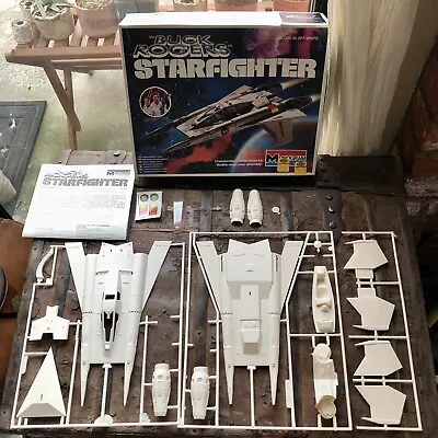 Monogram Vintage BUCK ROGERS STARFIGHTER Plastic Model Kit 6030 Opened Box 1979 • $227.99