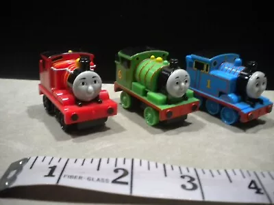 Vintage Mini Thomas The Train Pull Back & GO!! Set Of 3 ~ Thomas Percy & James • $14