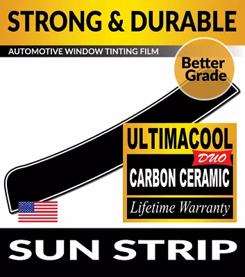 Ucd Precut Sun Strip Window Tinting Tint Film For Honda Civic 3dr Hatch/si 88-91 • $21.95
