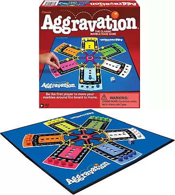 Aggravation With Retro Artwork By  USA The Classic Marble Race Game For Kids • $34.99