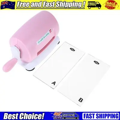 Plastic Dies Cutting Embossing Machine Portable DIY For Card Making Scrapbooking • £30.06