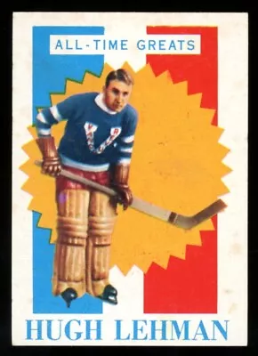 1960-61 TOPPS HOCKEY #38 Hugh Lehman EX+ Vancouver Millionaires All-Time Great • $59.49