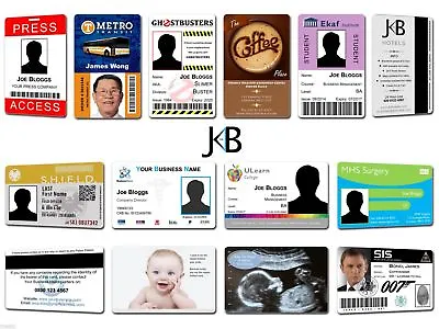 £5.99 • Buy  Custom Made ID Cards Business Company Membership Staff Pass Badge Plastic Print