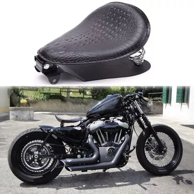 Bobber Motorcycle Synthetic 3  Solo Seat For Harley Sportster XL883 XL1200 48 72 • $65.65