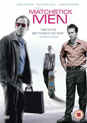 Matchstick Men DVD Sam Rockwell Nicolas Cage Con Artist Sting Drama Ridley Scott • £0.99