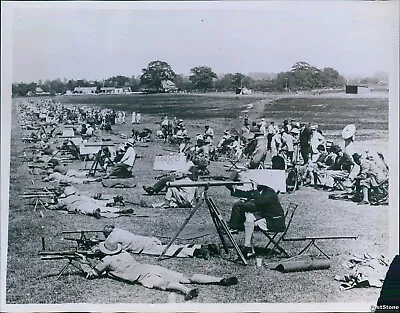 1934 Shooting For Maharajah Of Kolapores Cup In Surrey England Sports Photo 7X9 • $24.99