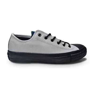 Converse Chuck Taylor All Star Ox Low UK 4 550807C Mouse Grey Tartan Trainers • £34.99