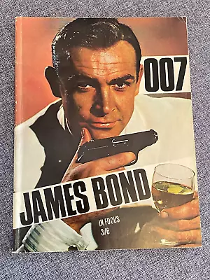 James Bond 007 Sean Connery In Focus 1964 Publicity Magazine A4 Excellent • £16.99