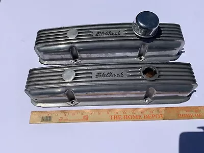 Vintage Edelbrock Valve Covers For Small Block Chevy Used • $165