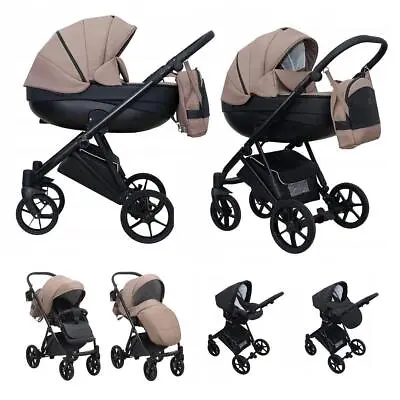 Pram Stroller Set Infant Car Seat And Isofix Selection Buggy VIAO By Lux4Kids • £547.69