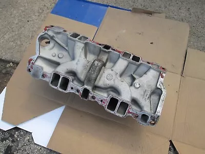 $140 • Buy Vintage Edelbrock Performer Intake Manifold Chevy Small Block