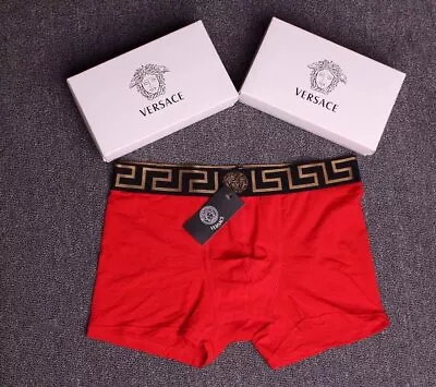 NEW Versace 1-Pack Greca Pattern 2024 Men's Boxer Briefs • $10.99