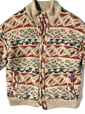 MISSONI Mens Wool Cardigan Sweater Jacket Nylon Quilted Bomber Sz M Italy • $139.30