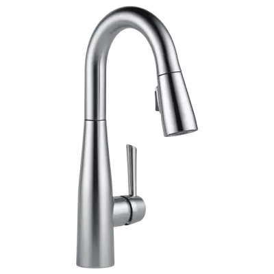 Delta Essa 1H Pull-Down Bar/Prep Faucet Arctic Stainless-Certified Refurbished • $148.18