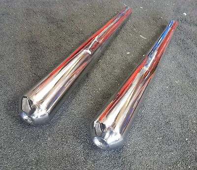 Moto Guzzi California 3 -  Reproduction OEM Exhaust Silencers In Stainless • $497.28