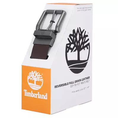 NEW Timberland Men's Reversible Genuine Leather Belt • $17.97