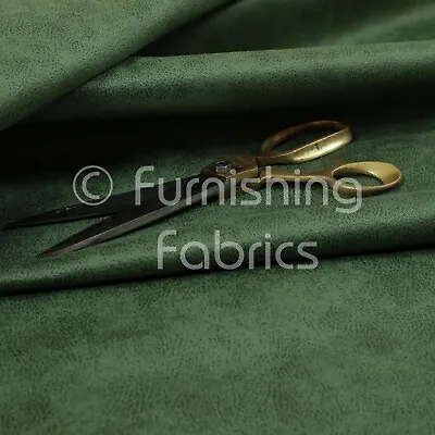 £209.99 • Buy Soft Durable 3 Layer Thick Faux Suede Green Colour Upholstery Furnishing Fabric