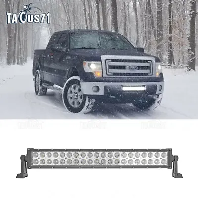 For 09-14 Ford F150 Front Bumper 22  120W LED Fog Light Bar Spot & Flood Combo • $44.99