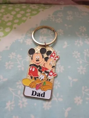 Dad Mickey Mine And Pluto Best Friends Disneyland Keychain - Key Ring Chain • $9.99